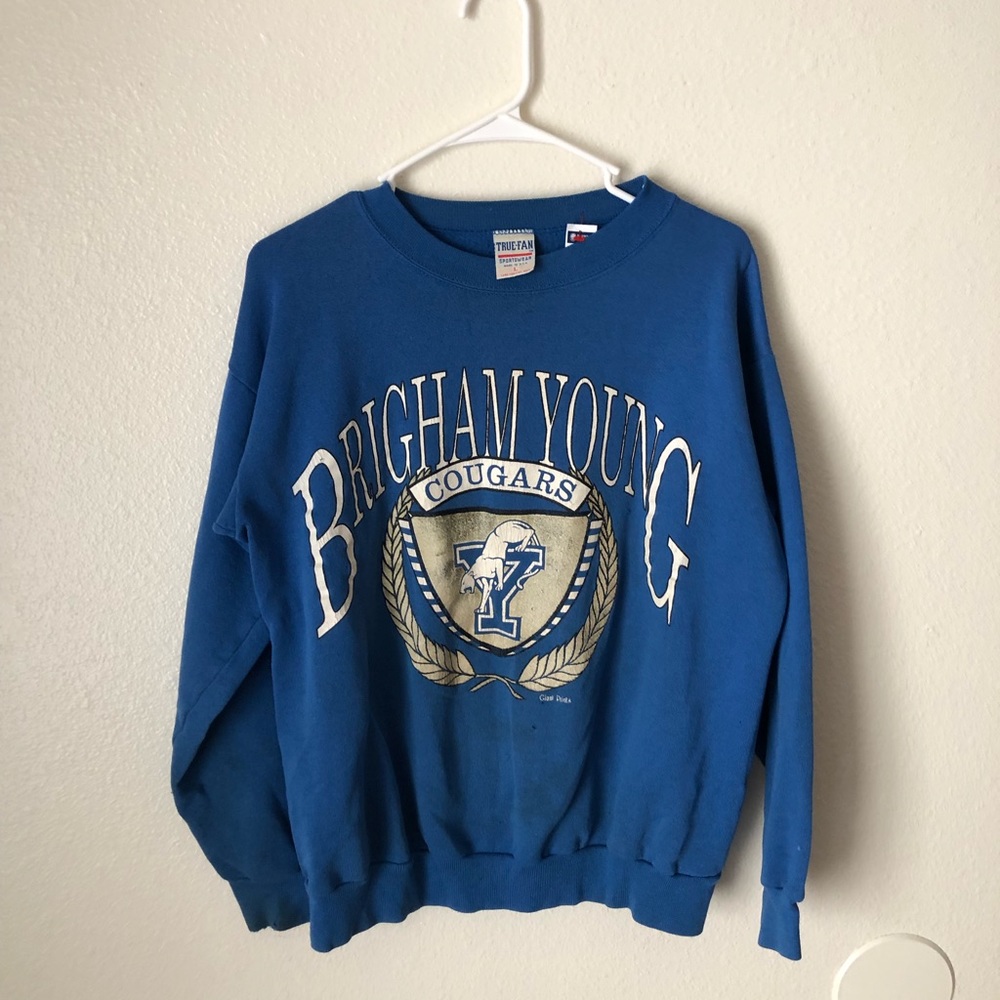 Vintage 80’s BYU Crewneck Sweater